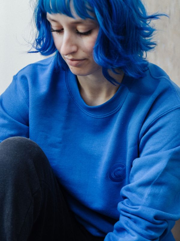 Embroidered Collection - Blue Sweatshirt