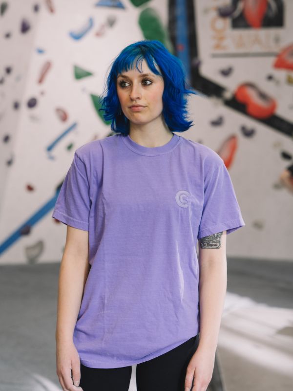 Embroidered Collection - Purple T-Shirt